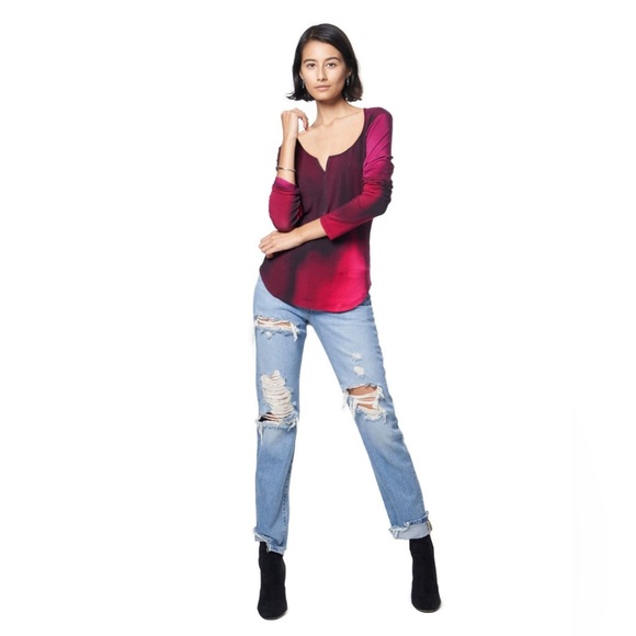 The Kit Pink and Black Long Sleeve Top - Picture 1 of 8